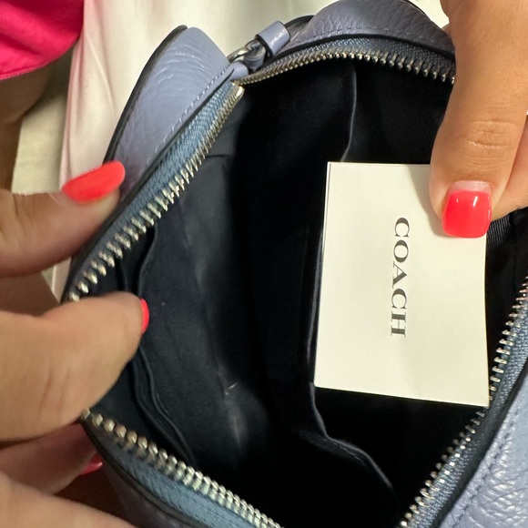 NEW Coach C3406 Disney X Coach Mini Camera Bag With Cinderella Periwinkle Blue - Picture 5 of 7